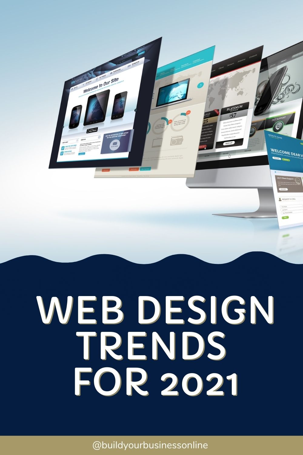 Stunning web design trends for 2021