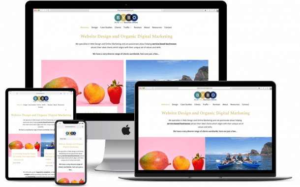 Website design and organic marketing